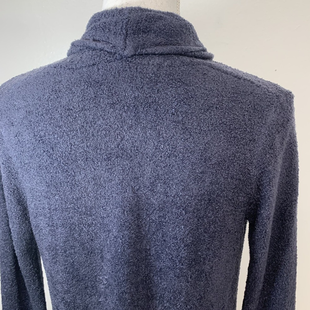 Barefoot Dreams Open Bamboo Chic Lite Cardigan XS Pocket Sweater Charcoal Gray - Picture 9 of 10